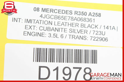 06-12 Mercedes W251 R350 ML350 GL550 Front Right Passenger Seat Motor OEM