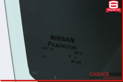 13-24 Nissan Leaf Front Right Passenger Side Door Window Glass 803003NF0A OEM