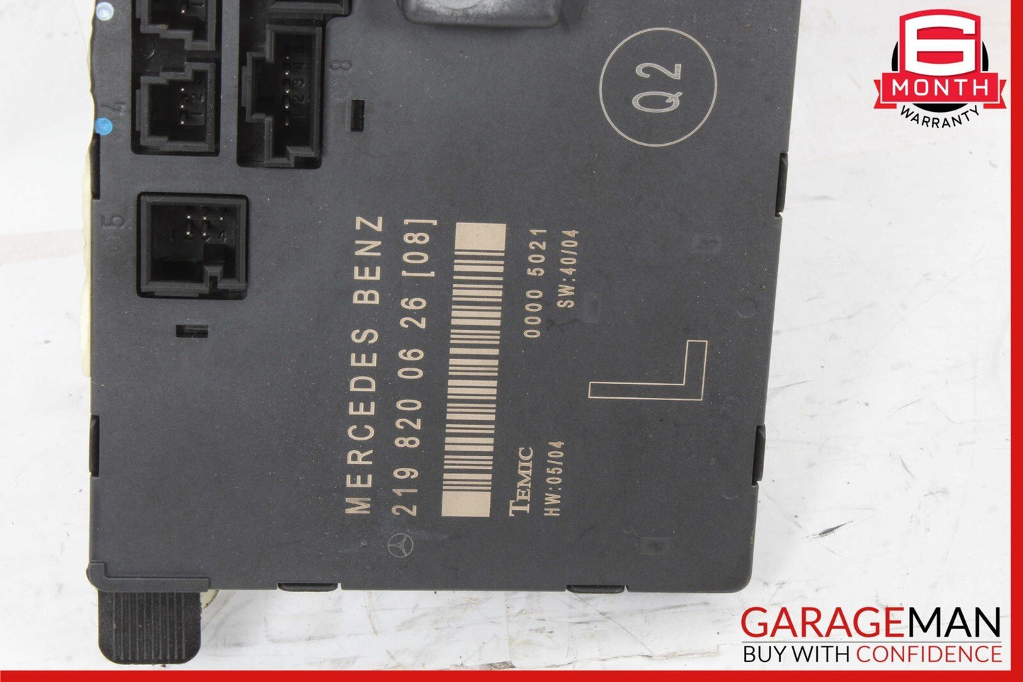 06-11 Mercedes W219 CLS550 CLS63 AMG Front Left Side Door Control Module Unit