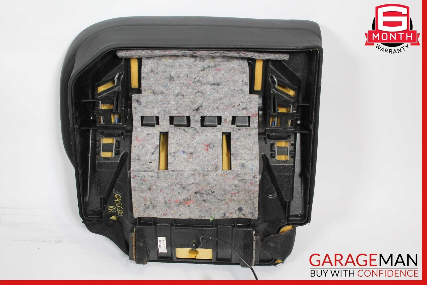 03-06 Mercedes W220 S600 Rear Right Side Lower Bottom Seat Cushion Cover Black