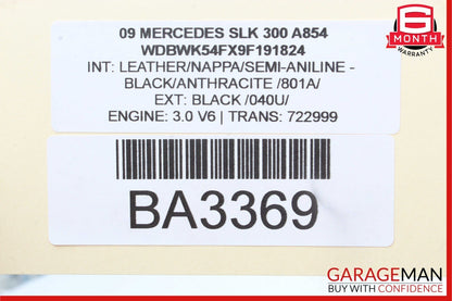 05-11 Mercedes R171 SLK300 SLK350 Central Locking Vacuum Pump 1718000019 OEM