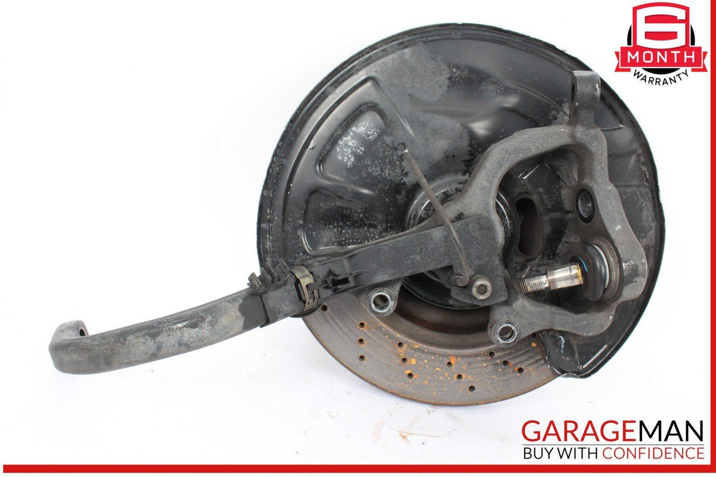 03-12 Mercedes R230 SL550 Front Left Driver Side Spindle Knuckle w/ Disc Rotor