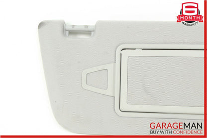 07-13 Mercedes S550 CL550 Front Right Sun Visor Sunvisor Shade Cover Gray Suede