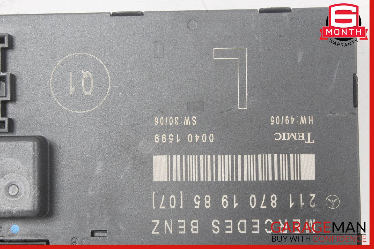 03-09 Mercedes W211 E320 E550 Front Left Side Door Control Module Unit OEM