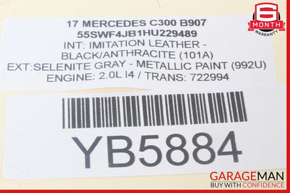 15-18 Mercedes W205 C300 Front Right Side Door Control Module Unit OEM