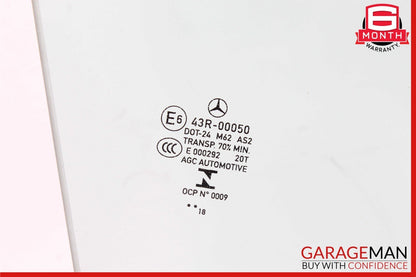 14-19 Mercedes W117 CLA250 CLA200 Front Right Door Window Auto Glass OEM