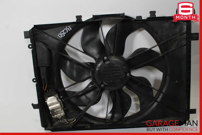 08-18 Mercedes C300 E350 GLK350 C250 Engine Radiator Cooling Fan Motor Shroud