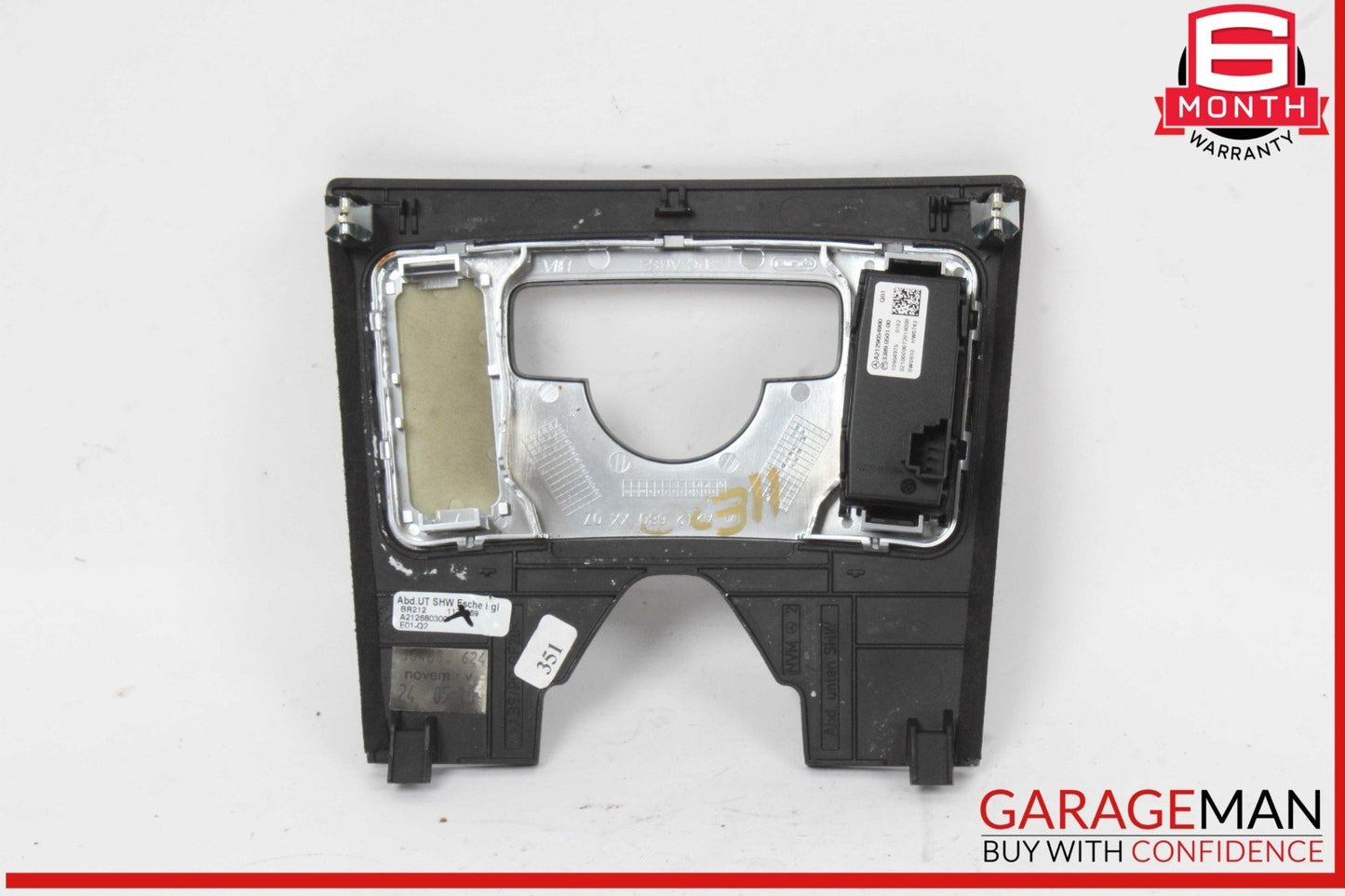 10-13 Mercedes W212 E350 E400 E550 Center Console Switch Trim Cover Bezel OEM