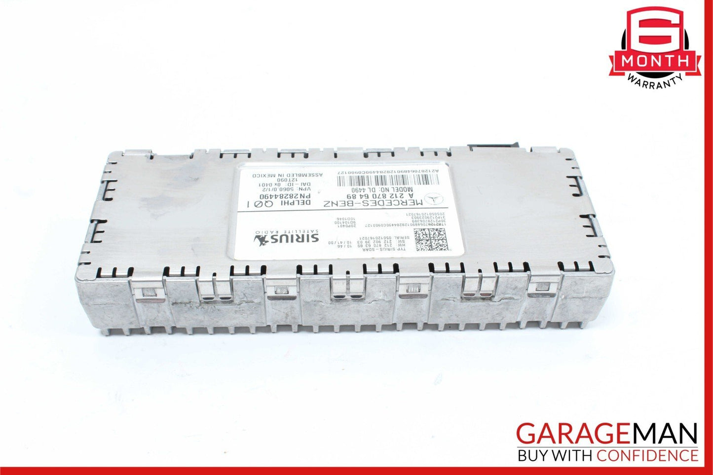 10-17 Mercedes W204 C300 CLS550 Sirius Satellite Radio Receiver 2128705689 OEM