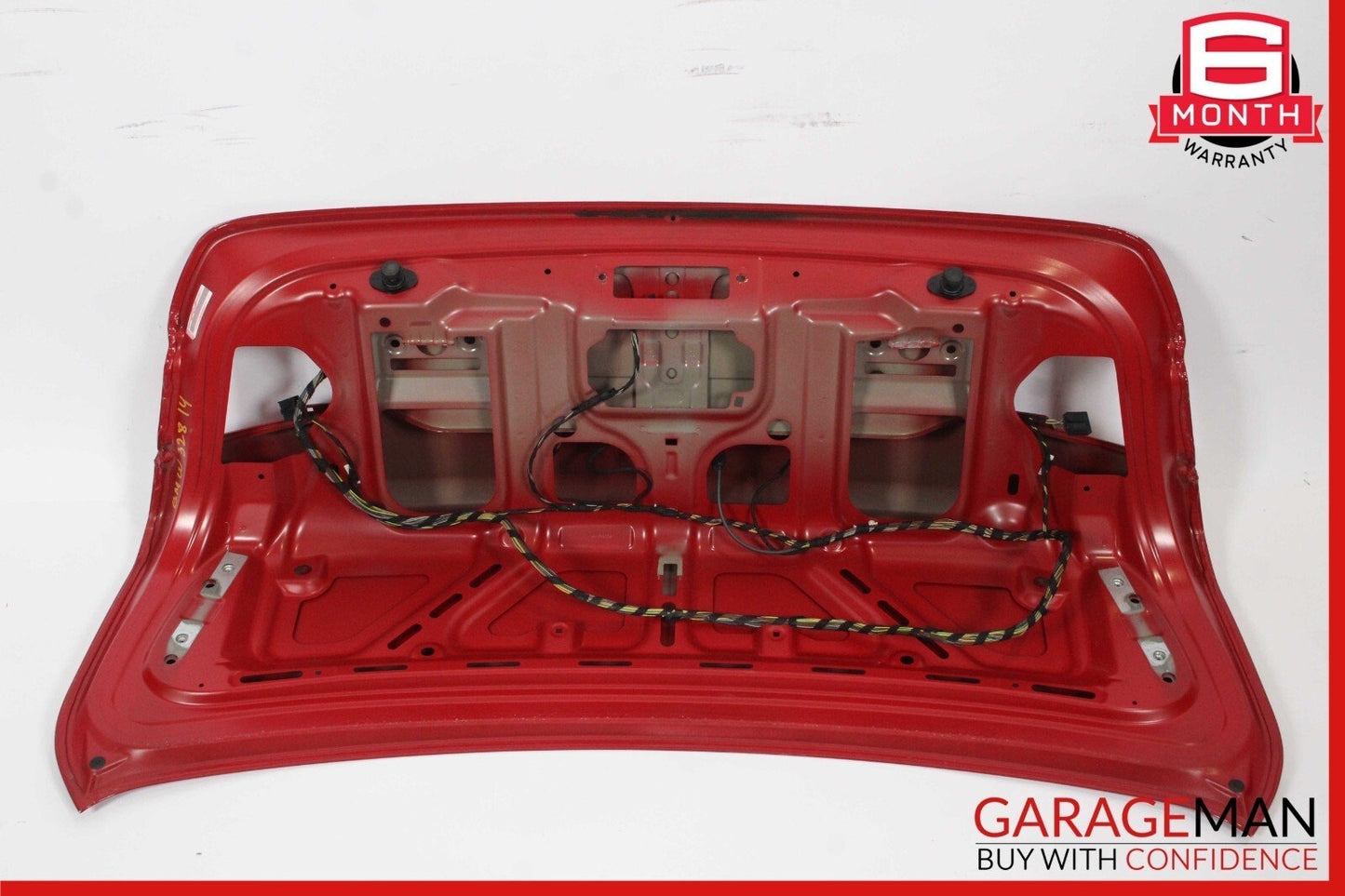 12-18 BMW F30 320i 328i Rear Trunk Lid Deck Shell Panel Cover Red OEM
