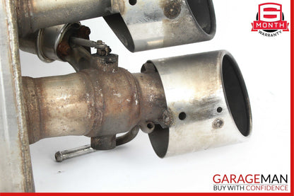 14-17 Maserati Ghibli M157 Rear Left Driver Side Exhaust Muffler Dual Tip