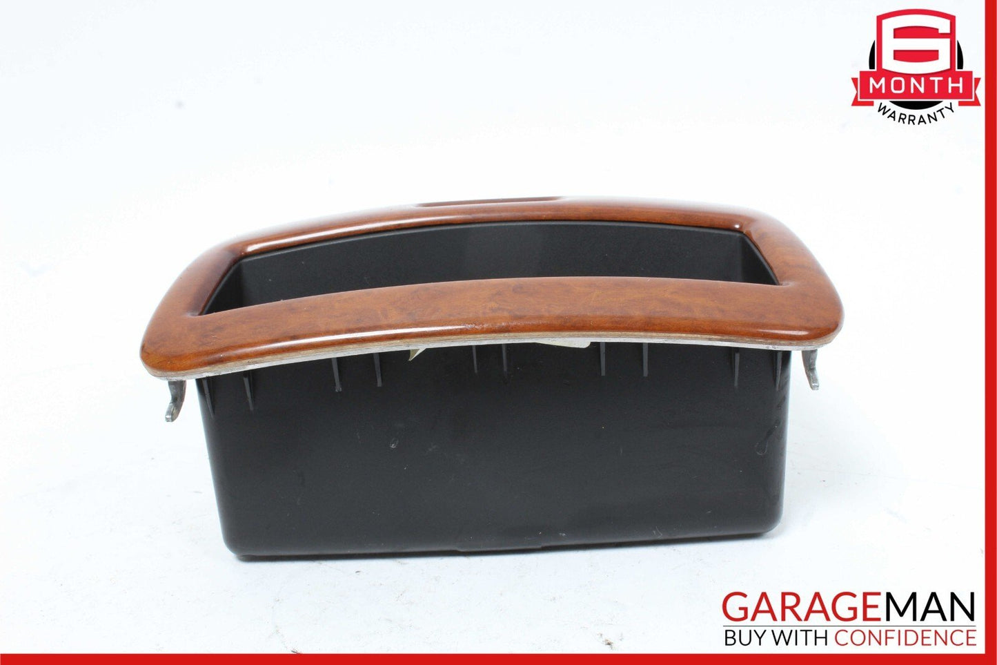 00-06 Mercedes W220 S430 S600 S55 Rear Center Console A/C Air Vent Trim Wood OEM