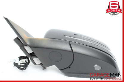 12-14 Mercedes W204 C250 Front Left Side Mirror Door Rear View Glass Black OEM