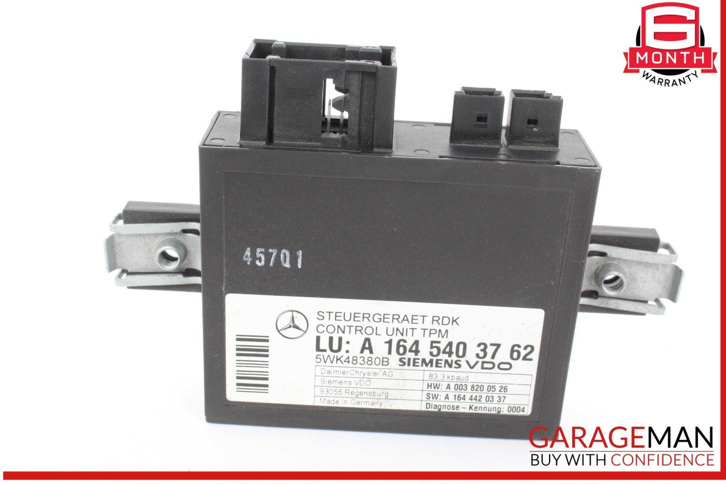 06-13 Mercedes W211 E350 ML350 R350 TPMS Tire Pressure Control 1645403762 OEM
