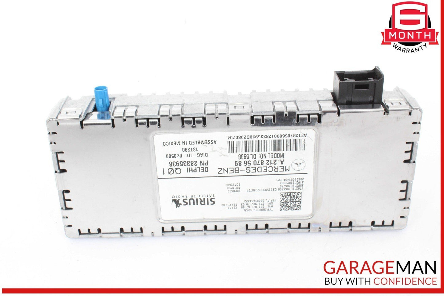 14-19 Mercedes W212 E250 Sirius Satellite Radio Receiver 2128705689 OEM