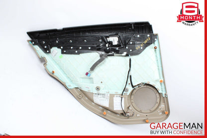 08-11 Mercedes W204 C300 Rear Right Passenger Side Interior Door Panel Beige OEM