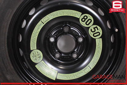 08-14 Mercedes W204 C250 C300 Emergency Spare Tire Donut Wheel Rim 125 90 16"