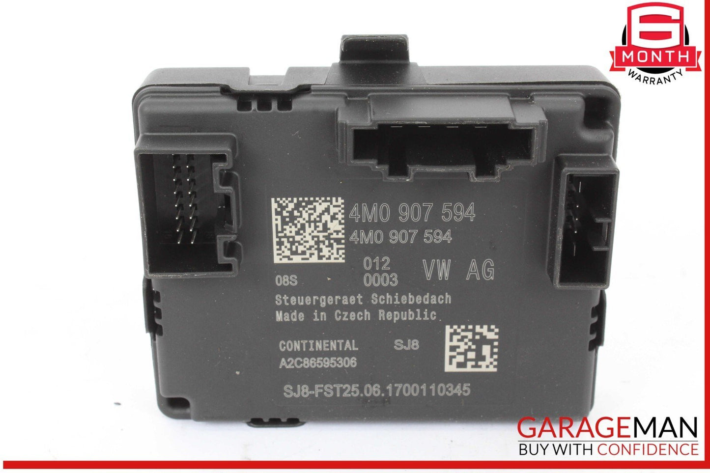 17-24 Audi A4 Allroad Sunroof Window Glass Control Module Unit 4M0907594A OEM