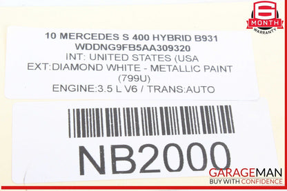 07-13 Mercedes W221 S400 Hybrid Dashboard AC A/C Air Vent Right Beige OEM