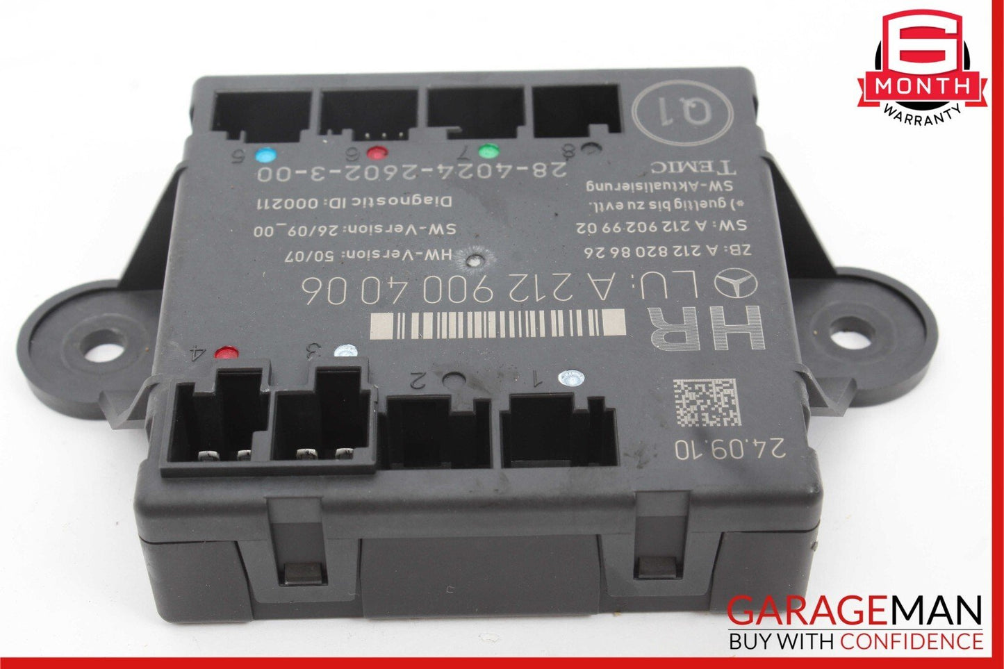 08-14 Mercedes W204 C300 C250 Rear Right Side Door Control Module Unit