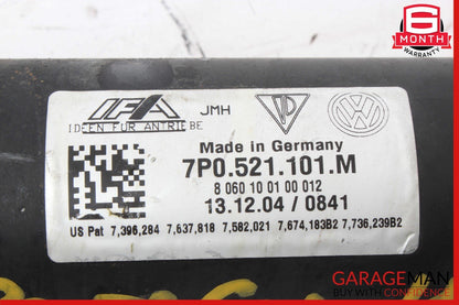 11-18 Porsche Cayenne 958 Hybrid S 3.0L Front Driveshaft Propeller Shaft OEM