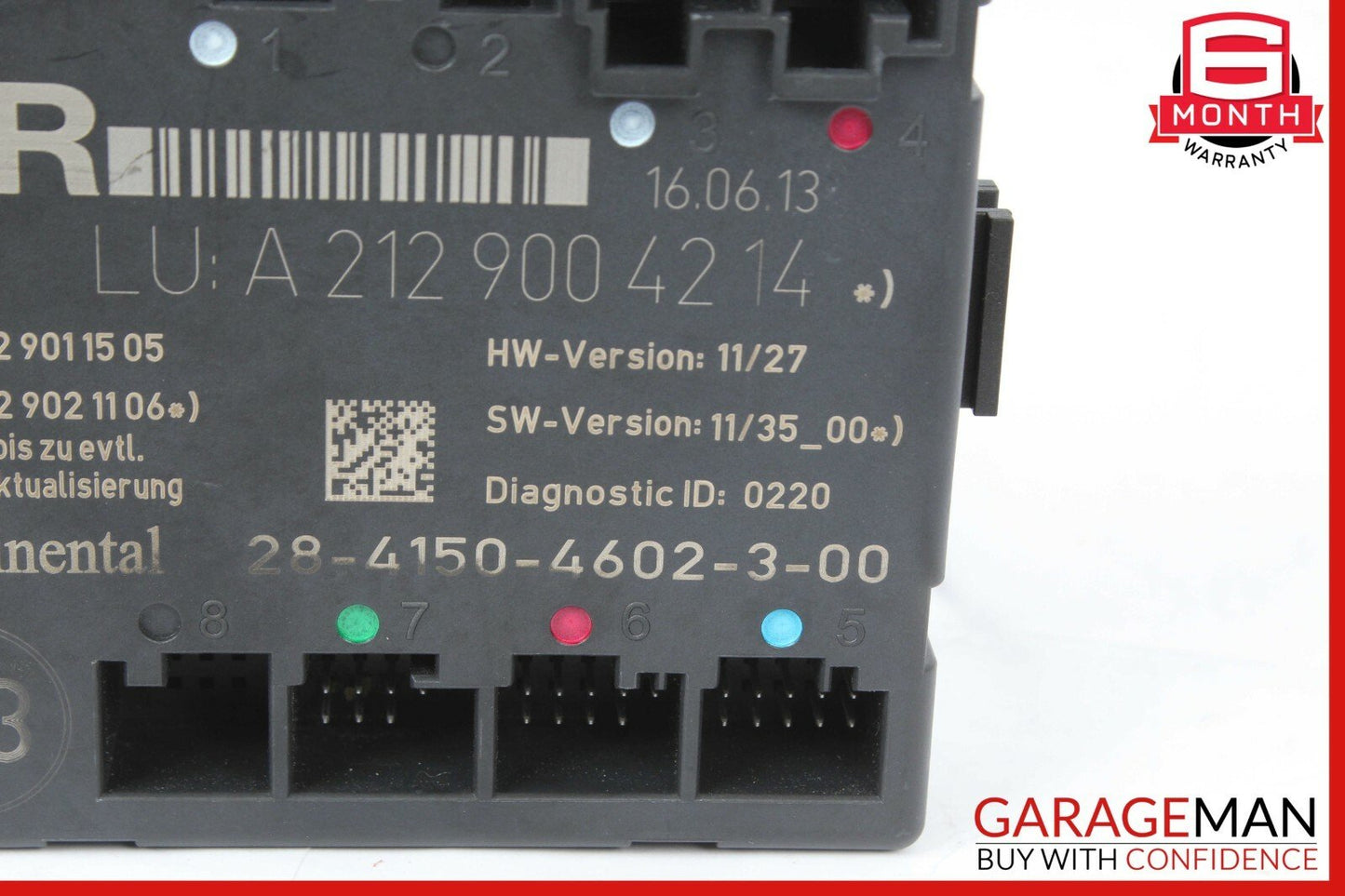 08-15 Mercedes W204 C250 Front Right Passenger Side Door Control Module Unit