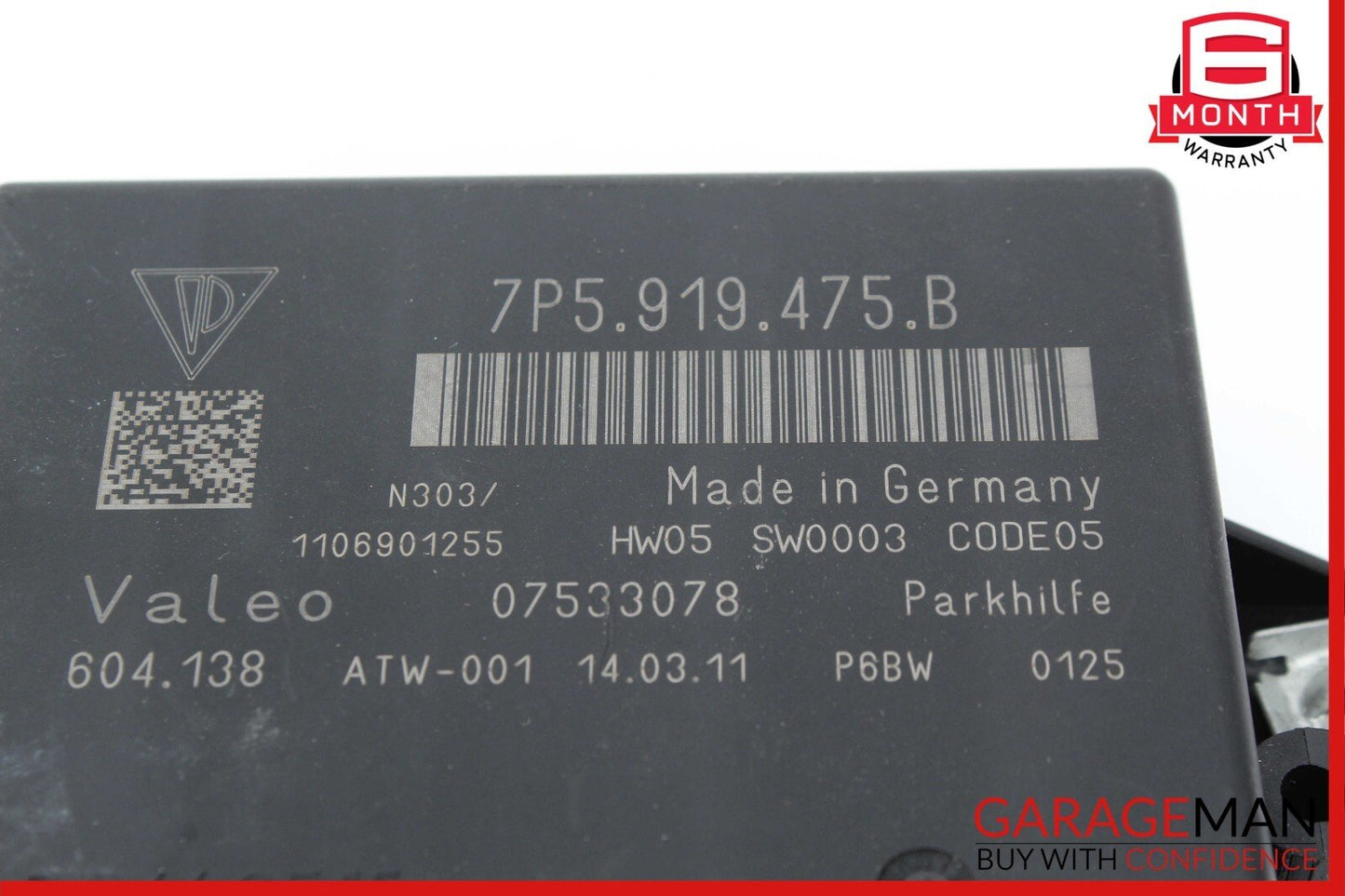 11-17 Porsche Cayenne 958 S Park Assist Parking Control Module OEM