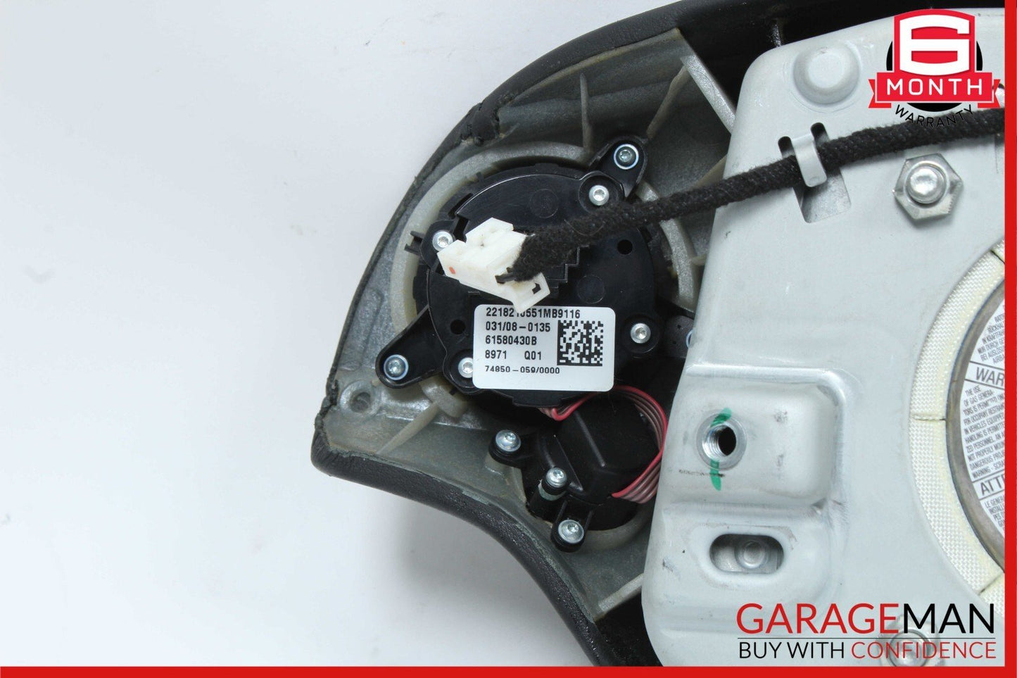 07-10 Mercedes W221 S550 S450 CL550 Steering Wheel Airbag Air Bag Black OEM