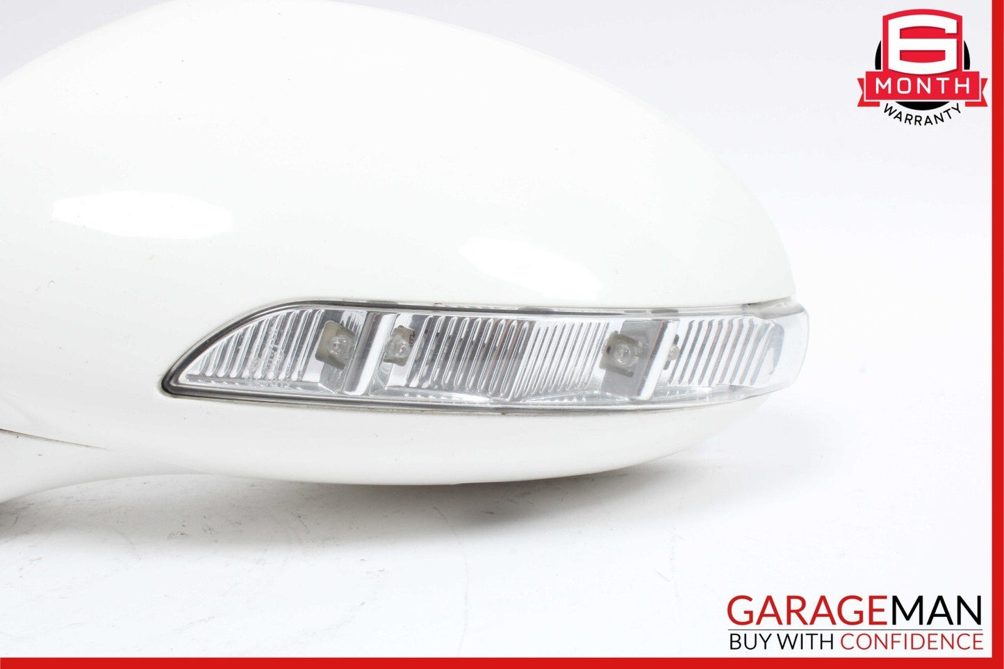 07-09 Mercedes W221 S550 S600 Front Left Driver Side Mirror Door Rear View White