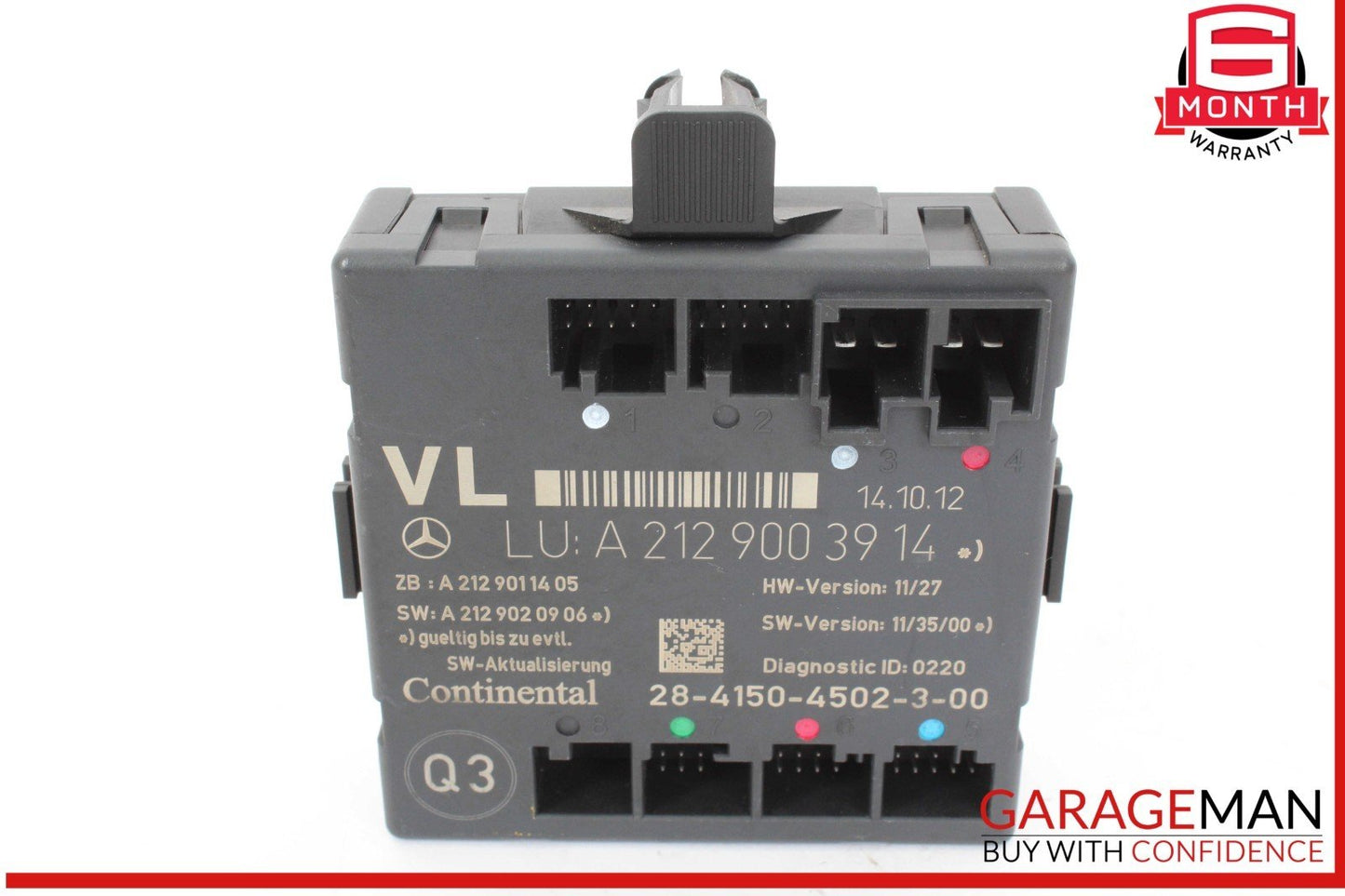 08-18 Mercedes W204 C250 C300 CLS550 Front Left Side Door Control Module OEM