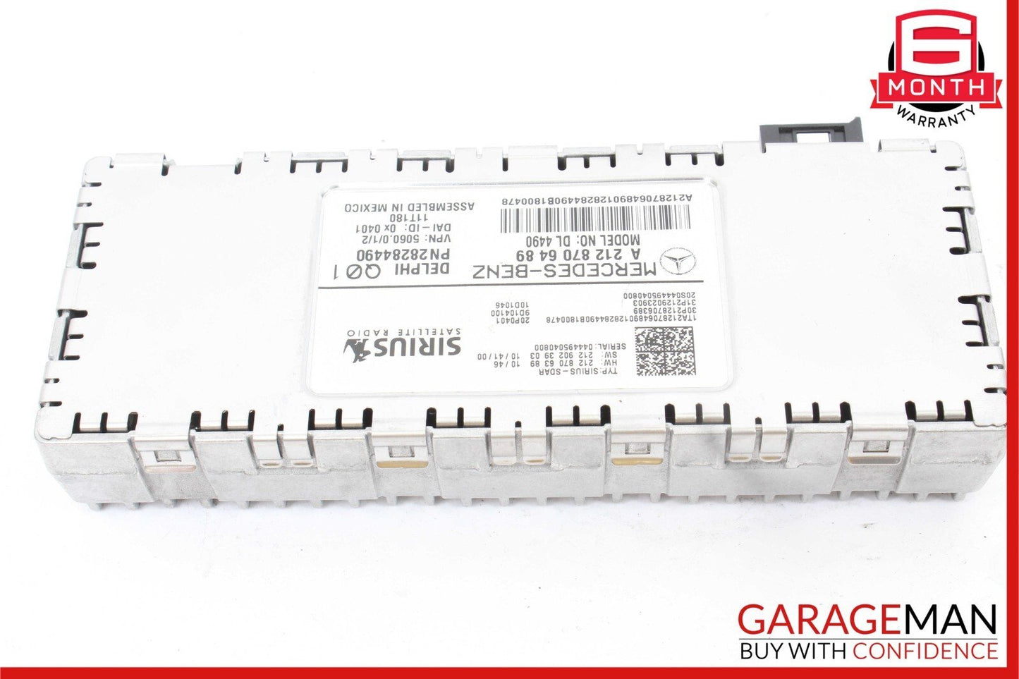 12-15 Mercedes SLK350 GLK250 E350 Sirius Satellite Radio Receiver Control Module