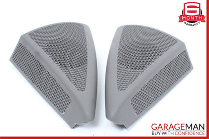 03-09 Mercedes W211 E350 E320 Front Right & Left Door Corner Speaker Set Gray
