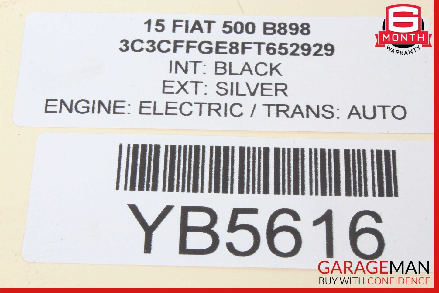 15 Fiat 500 Electronic Parking Brake Control Module 5062094AC