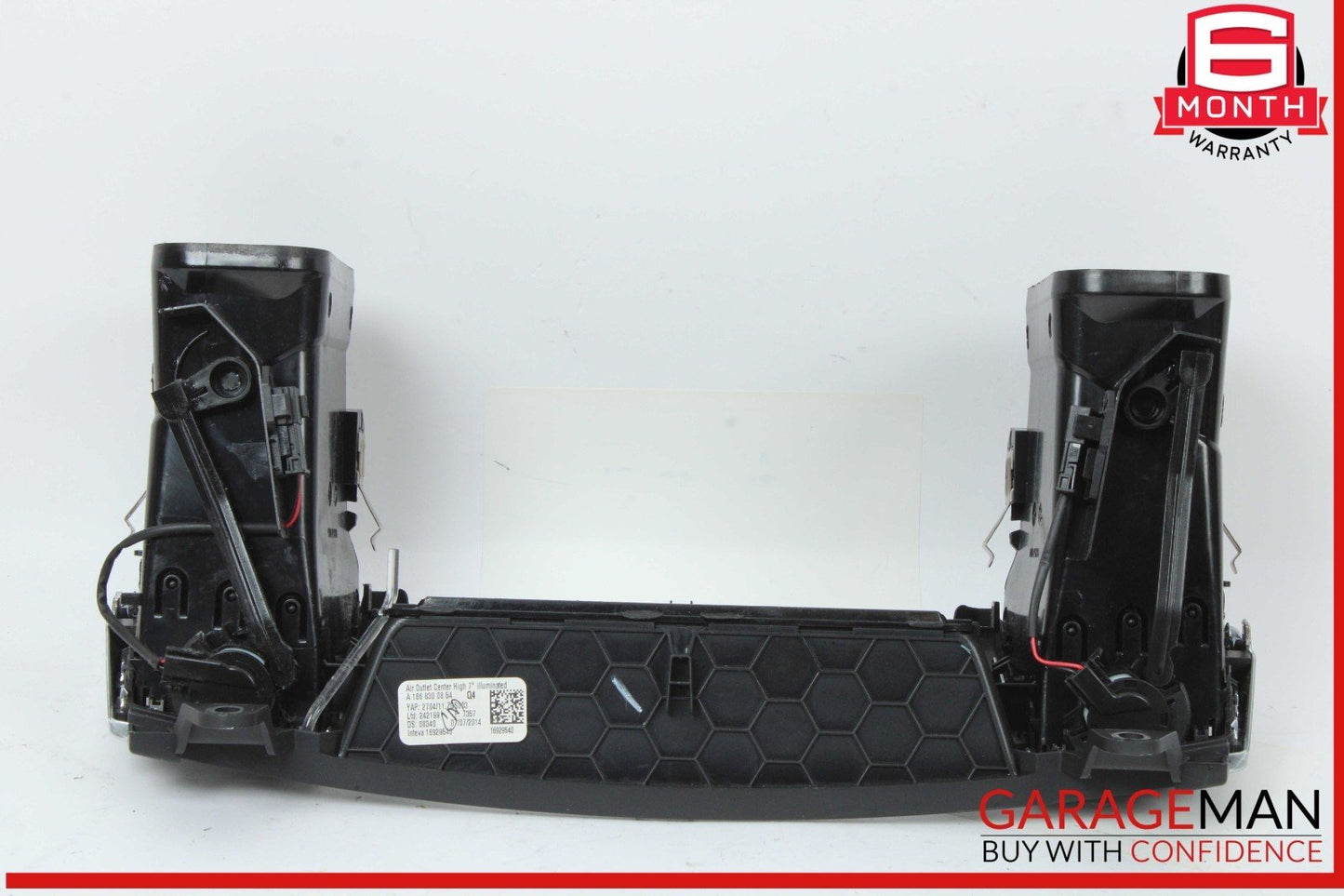 12-16 Mercedes X166 GL550 ML400 Dash Dashboard Center A/C Air Bezel Trim OEM