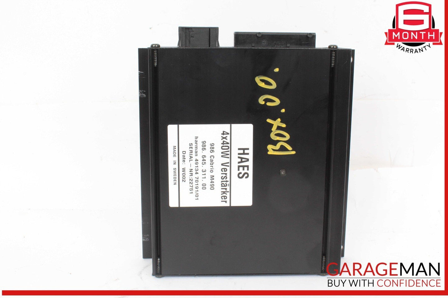 97-00 Porsche Boxster 986 HAES Radio Stereo Audio Amplifier Amp 98664531100 OEM