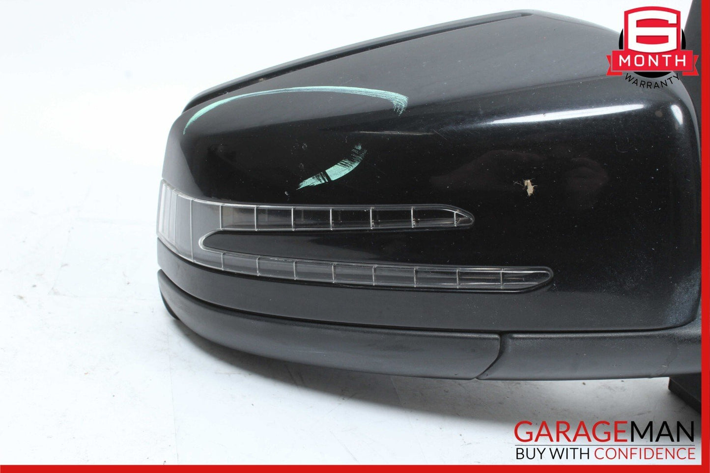 12-14 Mercedes W204 C250 C63 Front Right Side Mirror Door Rear View Glass Black