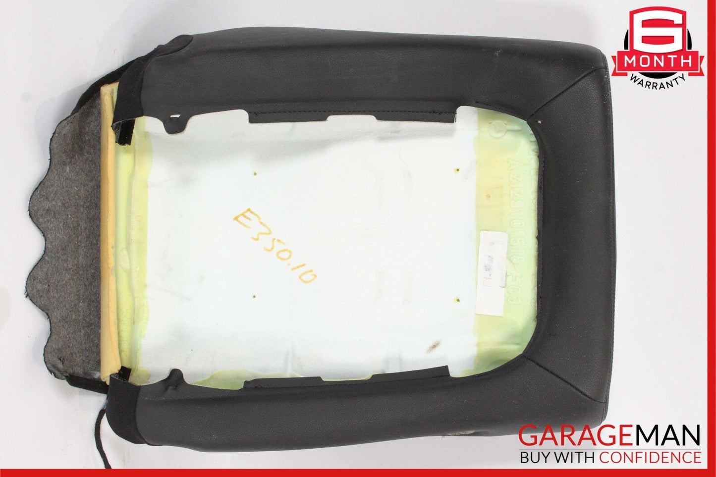 10-16 Mercedes W212 E350 E550 Front Right Side Top Upper Seat Cushion Black OEM