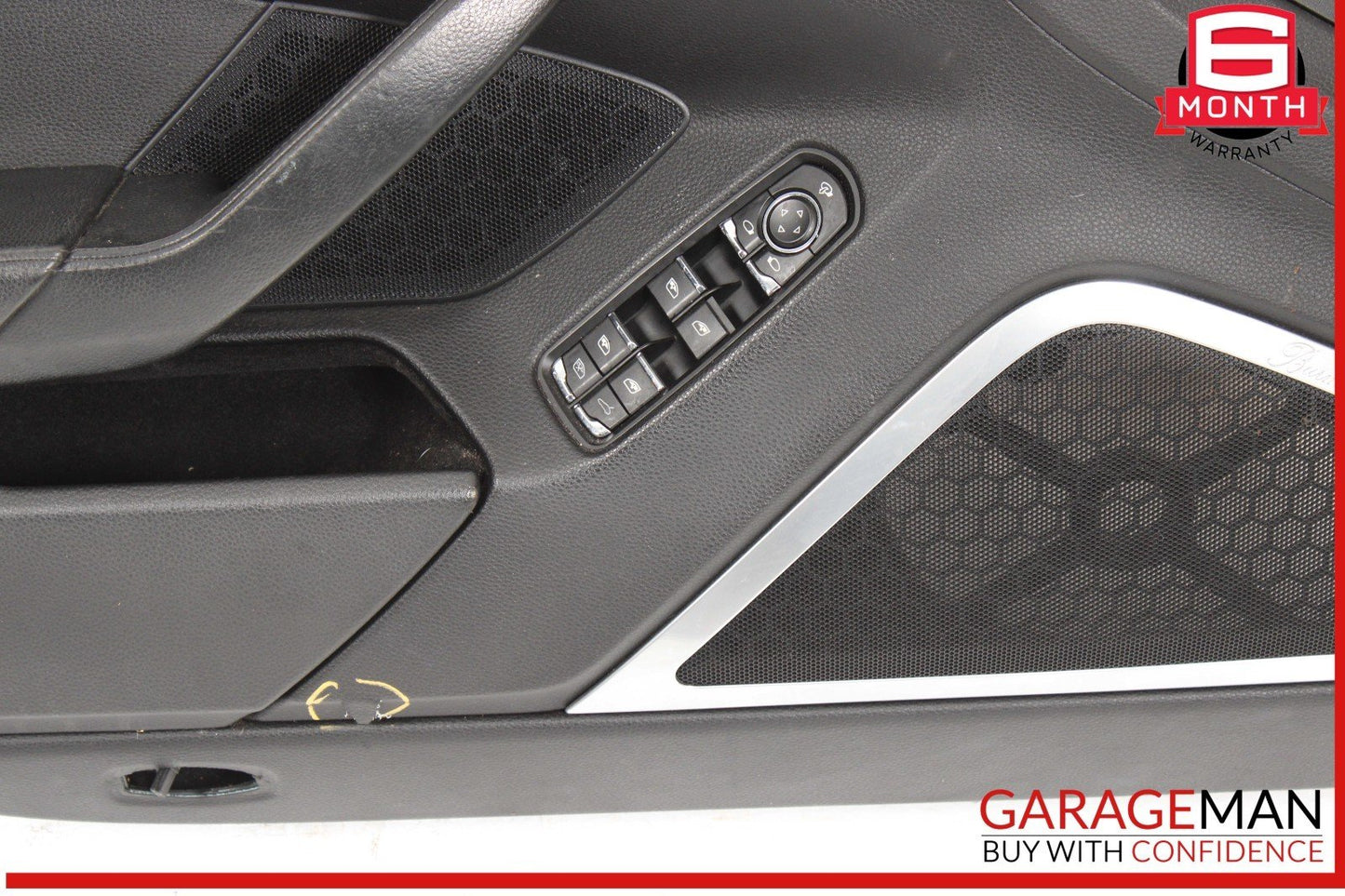 10-16 Porsche Panamera 970 GTS Front Left Interior Door Panel Leather OEM