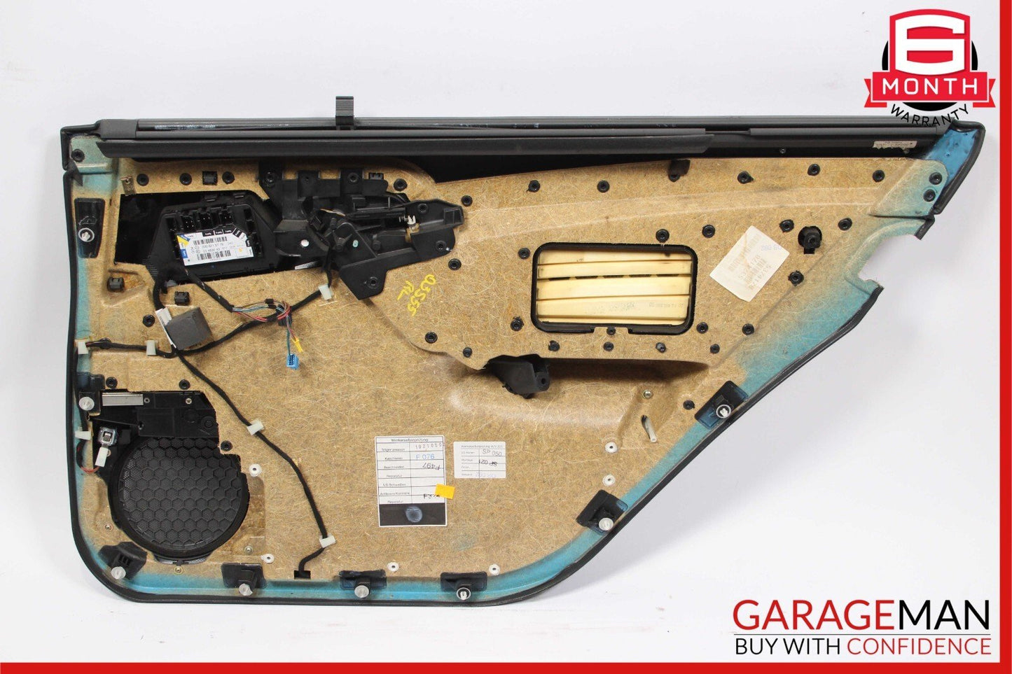00-06 Mercedes W220 S55 AMG Rear Left Interior Door Panel Sunshade Assembly OEM