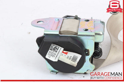 14-17 Maserati Quattroporte S Rear Left or Right Side Seat Belt Beige OEM