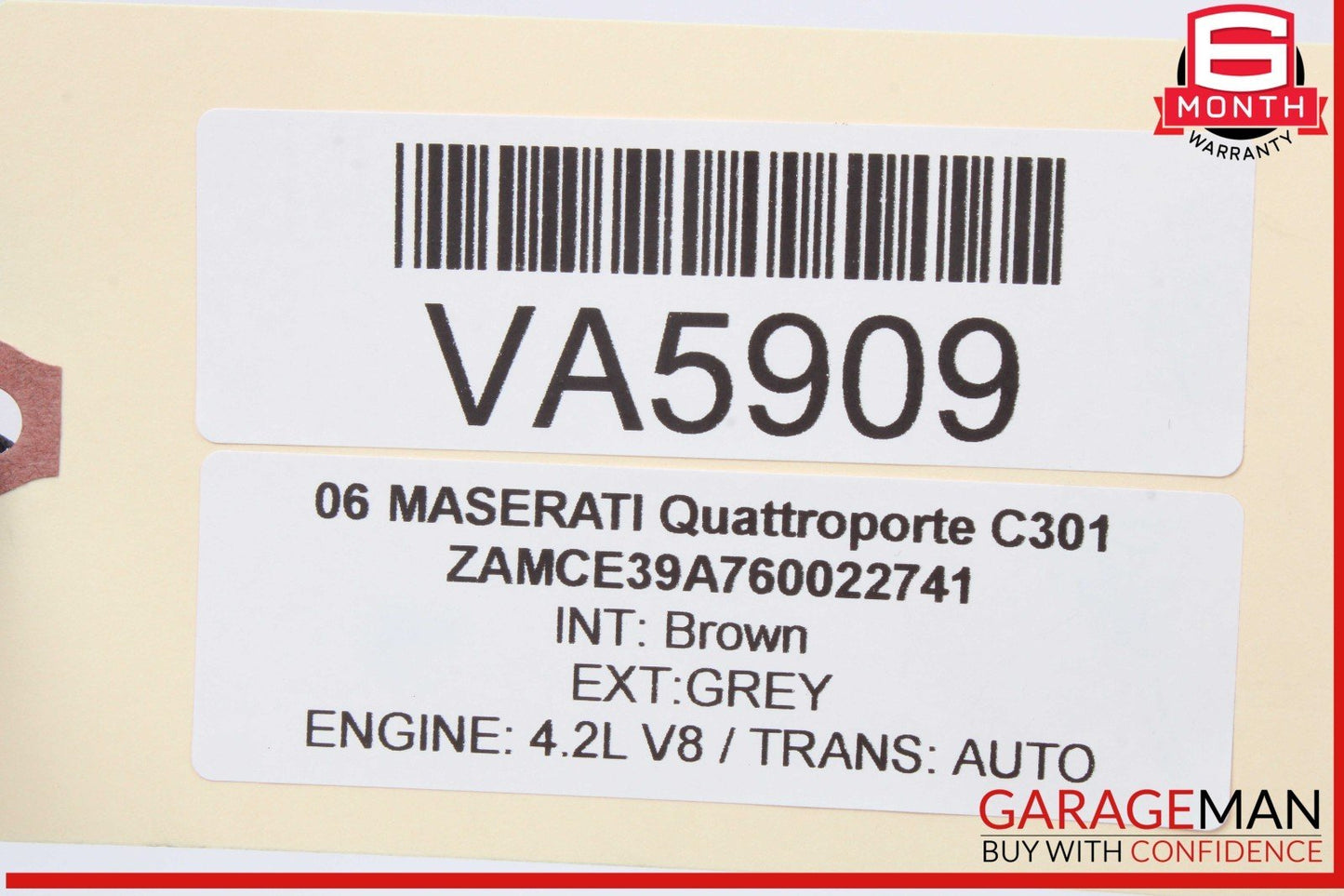03-13 Maserati Quattroporte M139 Dashboard Emergency Hazard Switch Button OEM