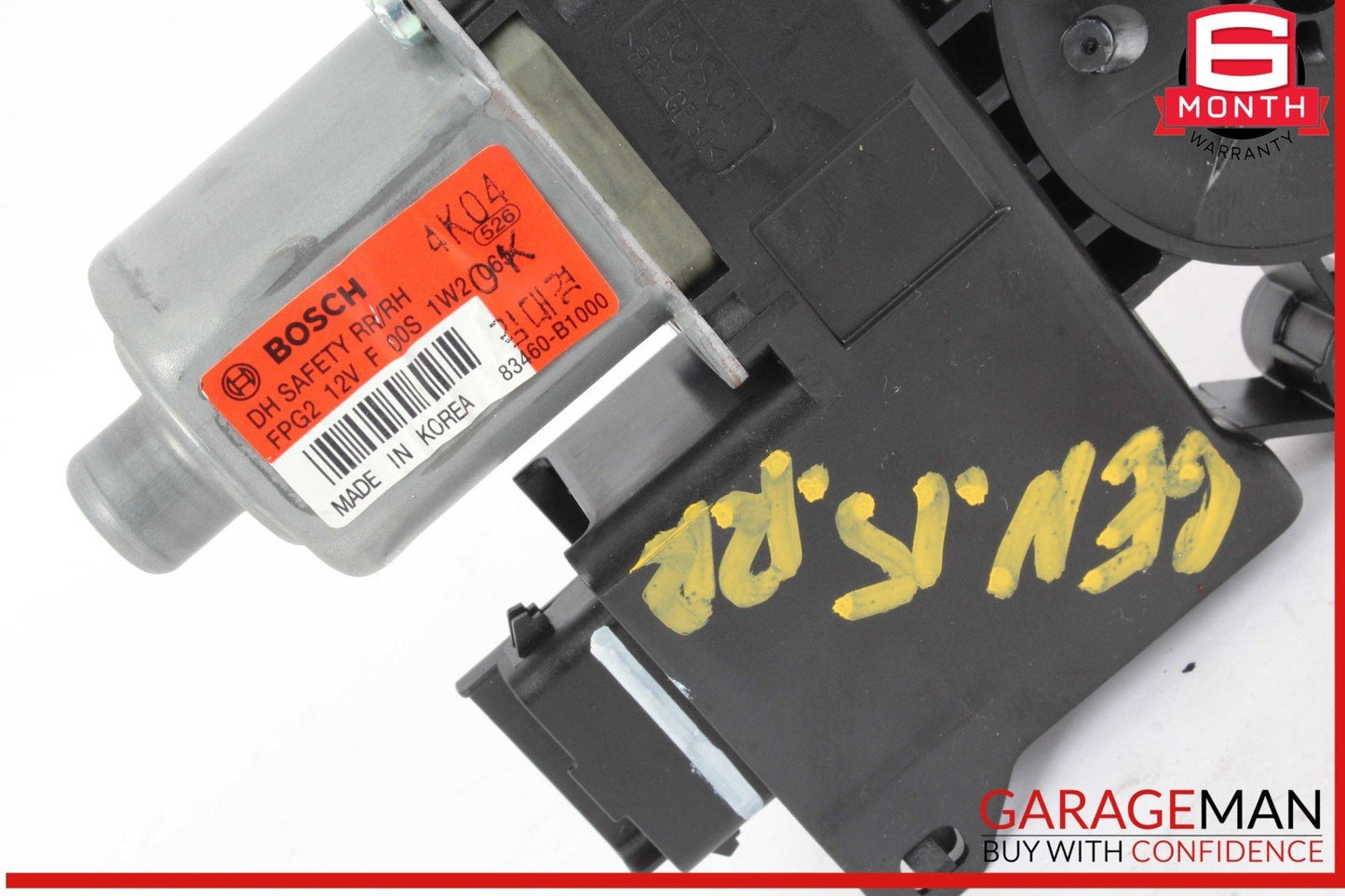 15-20 Hyundai Genesis G80 Rear Right Side Door Window Regulator Motor OEM