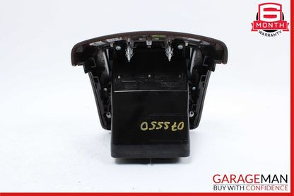 07-13 Mercedes W221 S550 Rear Center Console AC A/C Air Vent Trim Wood OEM
