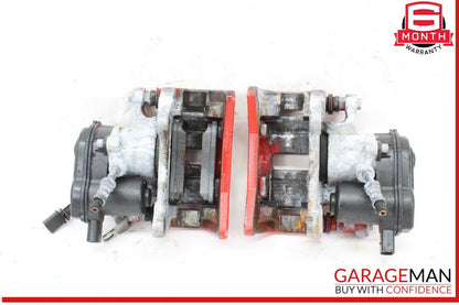12-17 Audi A7 A6 Rear Left & Right Side Brake Calipers Set of 2 Pc OEM