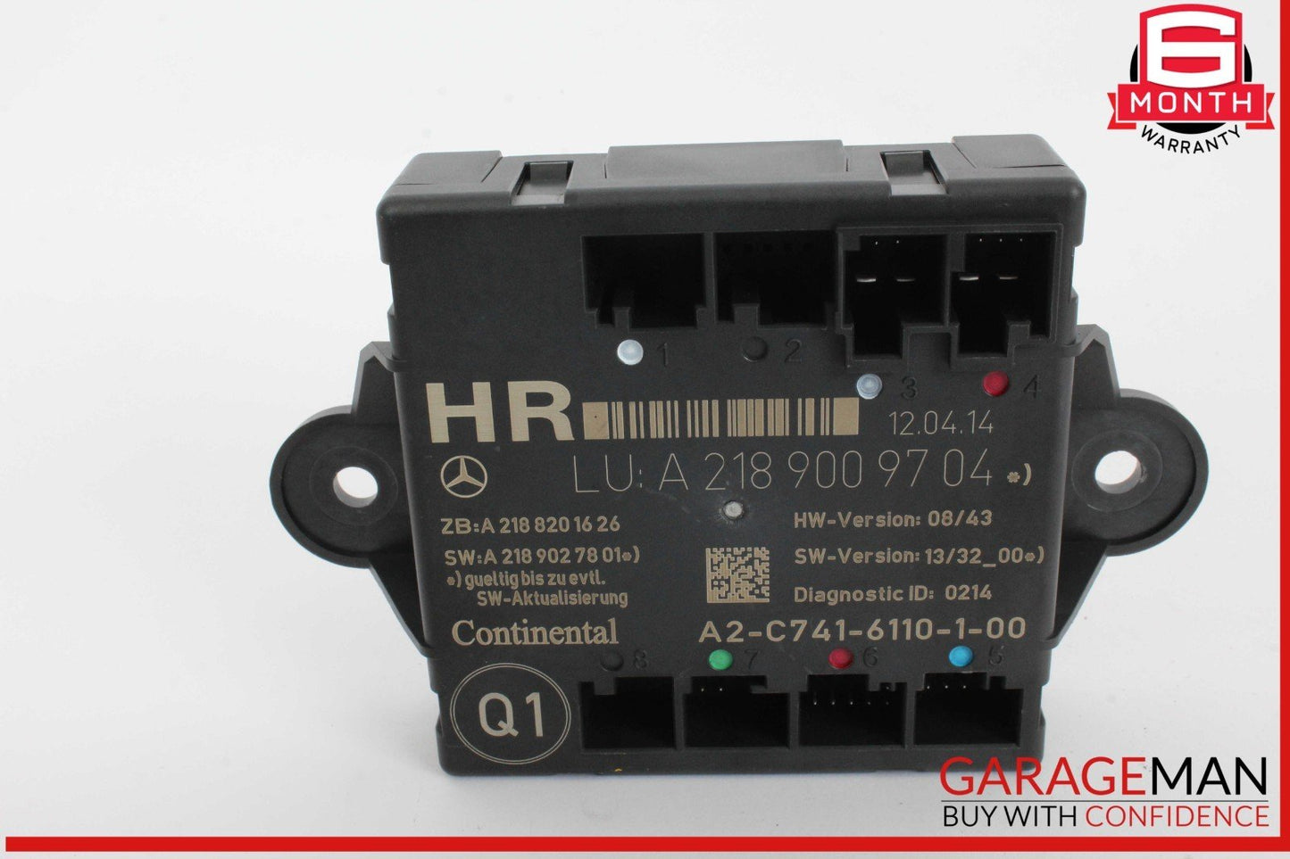 08-18 Mercedes W212 E350 Rear Right Passenger Side Door Control Module Unit OEM