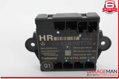 08-18 Mercedes W212 E350 Rear Right Passenger Side Door Control Module Unit OEM