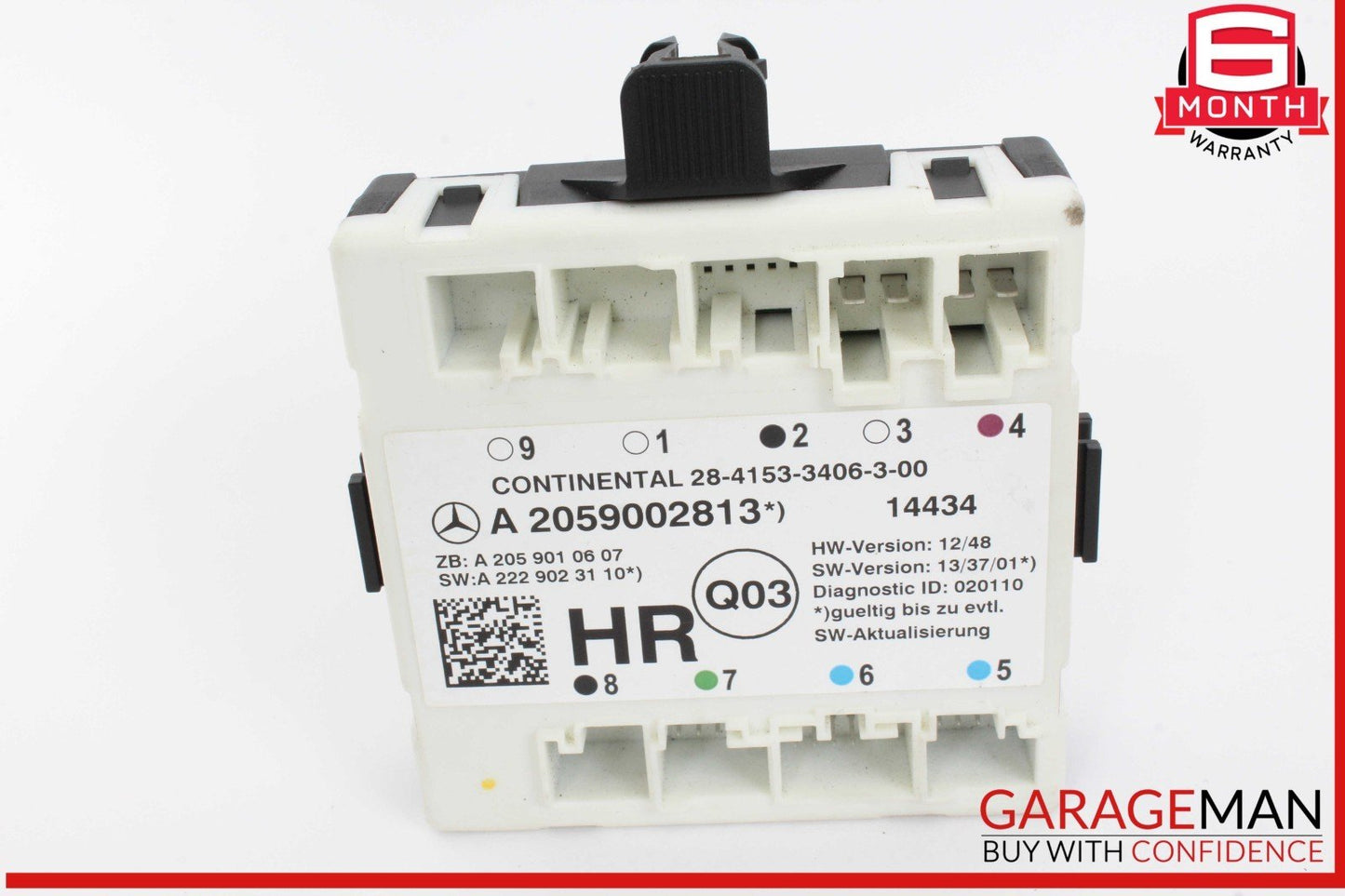 15-20 Mercedes W205 C300 Rear Right Passenger Side Door Control Module Unit OEM