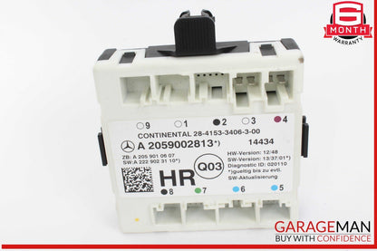 15-20 Mercedes W205 C300 Rear Right Passenger Side Door Control Module Unit OEM
