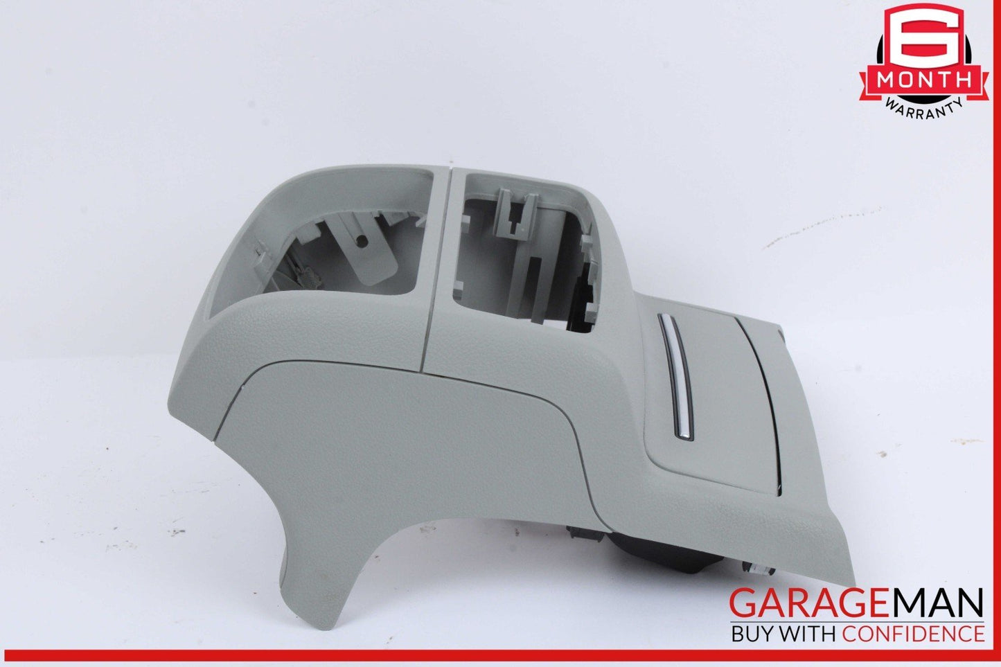 12-18 Audi A6 A7 S6 Rear Climate Control Trim Panel w/ Power Outlet Gray OEM