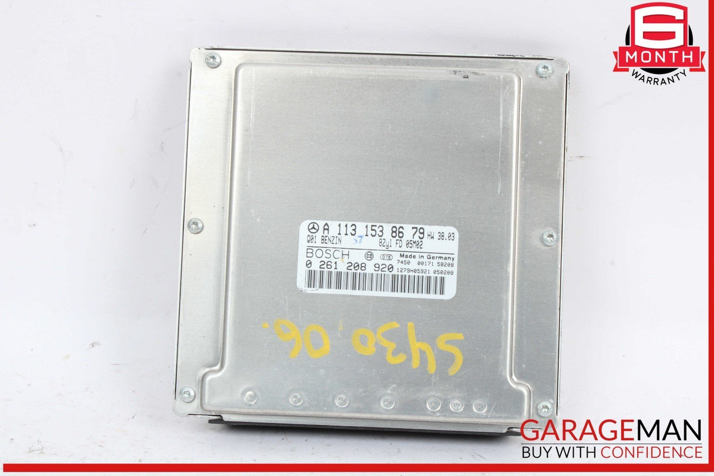 03-06 Mercedes W220 S430 Engine Control Module Unit ECM ECU 1131538679 OEM